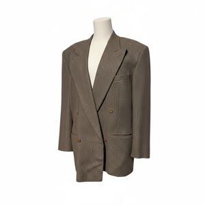 🔻Missoni Uomo Vintage Brown Textured Wool Blazer | Made in Italy